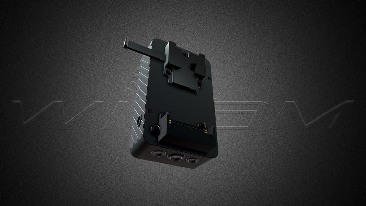 Power Box V-mount version 3D Model
