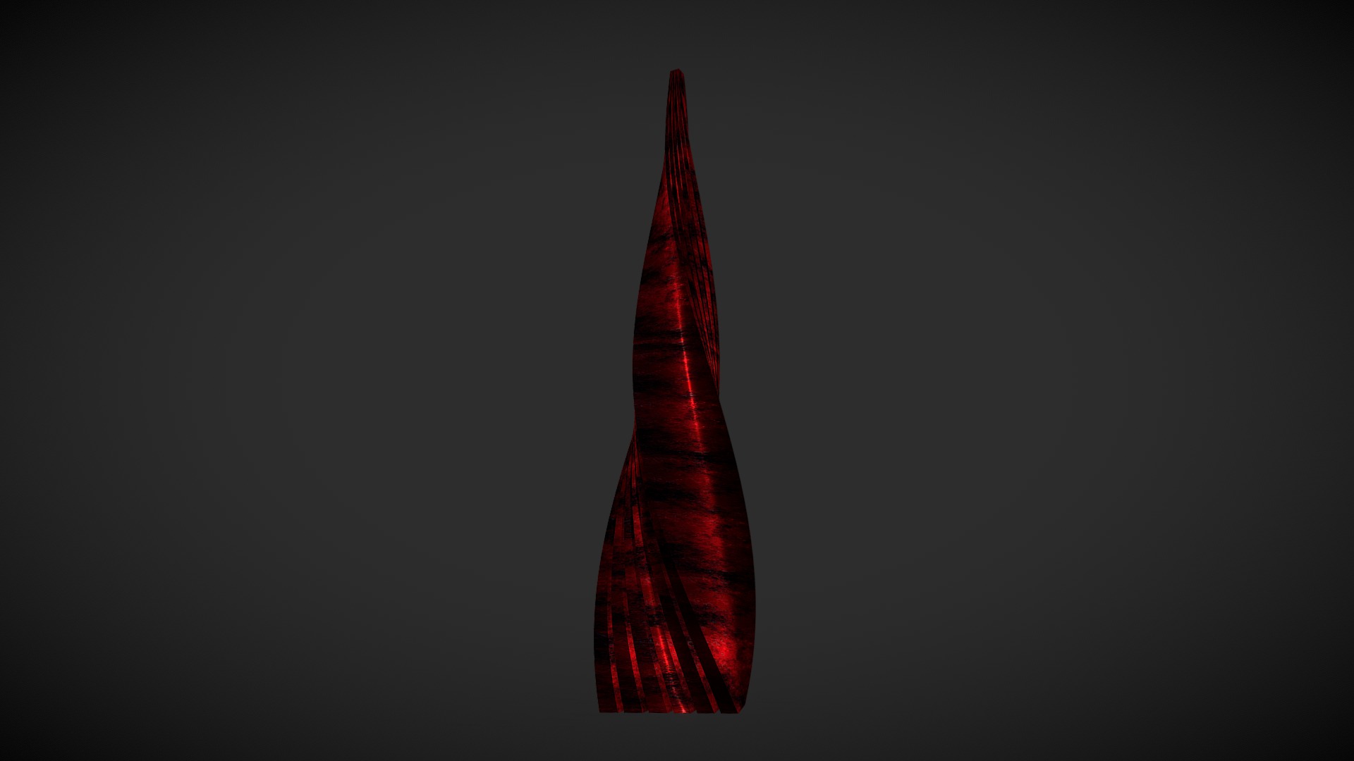 3D model The Tower. Mystic Stone - This is a 3D model of the The Tower. Mystic Stone. The 3D model is about a red triangle with a black background.
