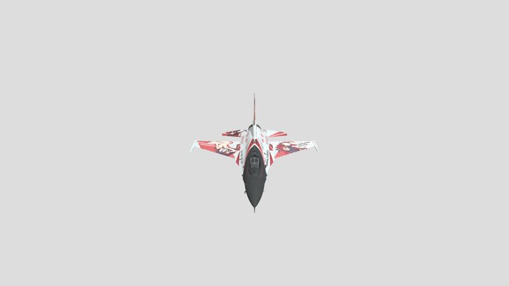 F-16 Megumin 3D Model