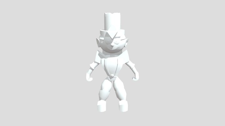 Giant Evil Bratt Robot! For STL