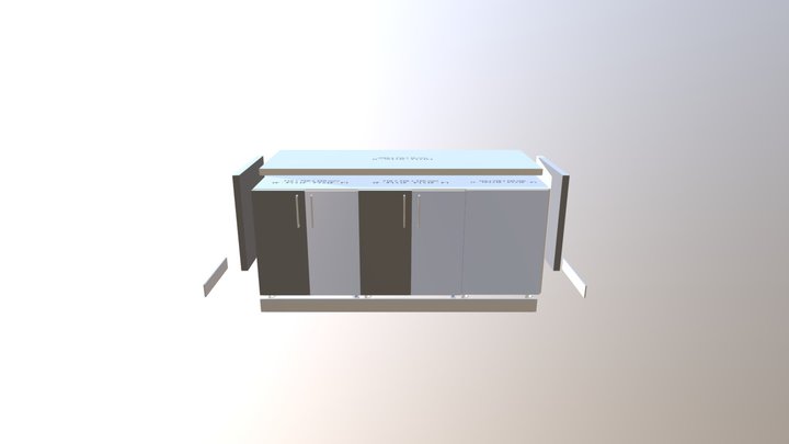 5 - Trash Con Curva 3D Model