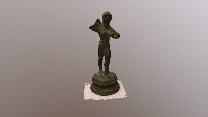 V-188 Warrior Donning Cuirass 3D Model