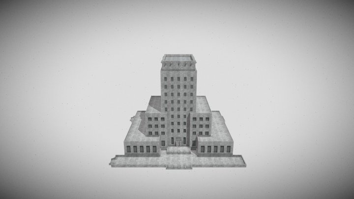 Houston City Hall 3D Model