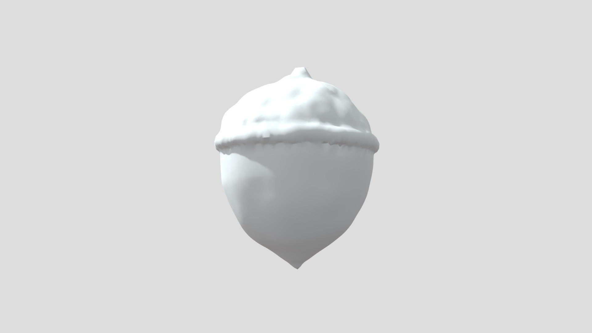 3DPrint_Acorn_obj - Download Free 3D Model By Ivamar (@Ivamar.com ...