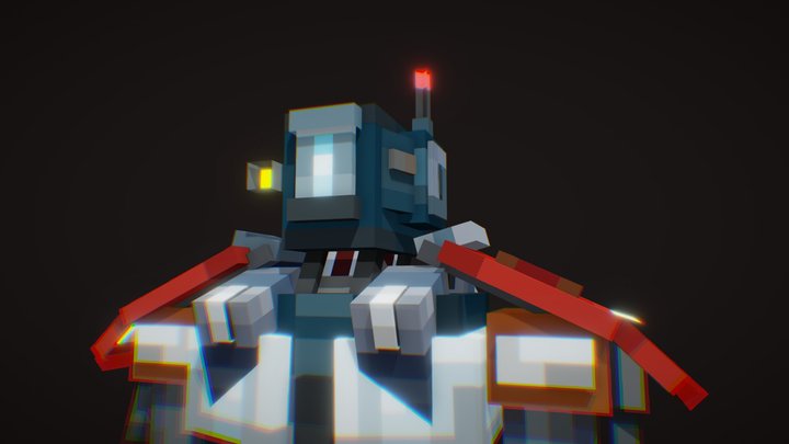 Protector Robot 3D Model