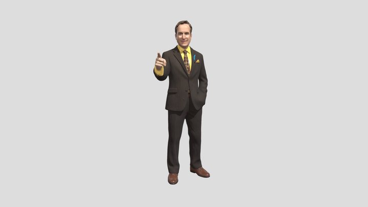 Pointer in a Pinstripe Suit – Modelo 3D gratuito STL