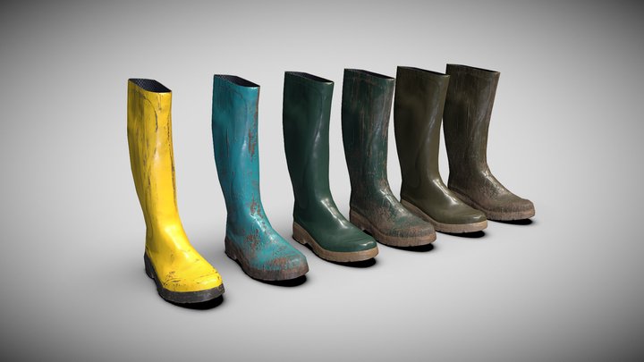 Boots - Collection 3D Model