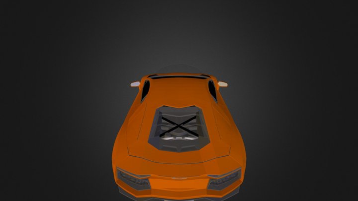 Lamborghini Aventador.3ds 3D Model