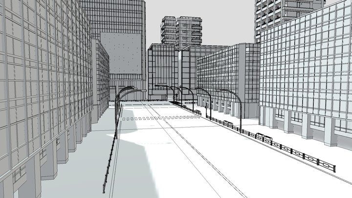 Street A3 3D Model