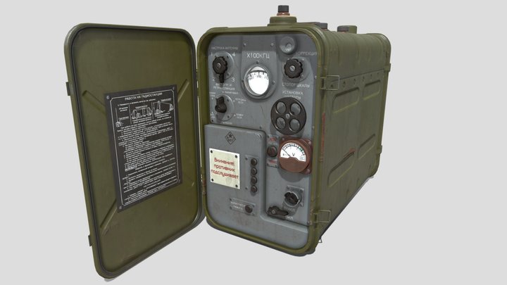 sovet radio 3D Model