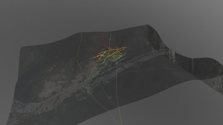 Former Underground Gold Mine 3D Model