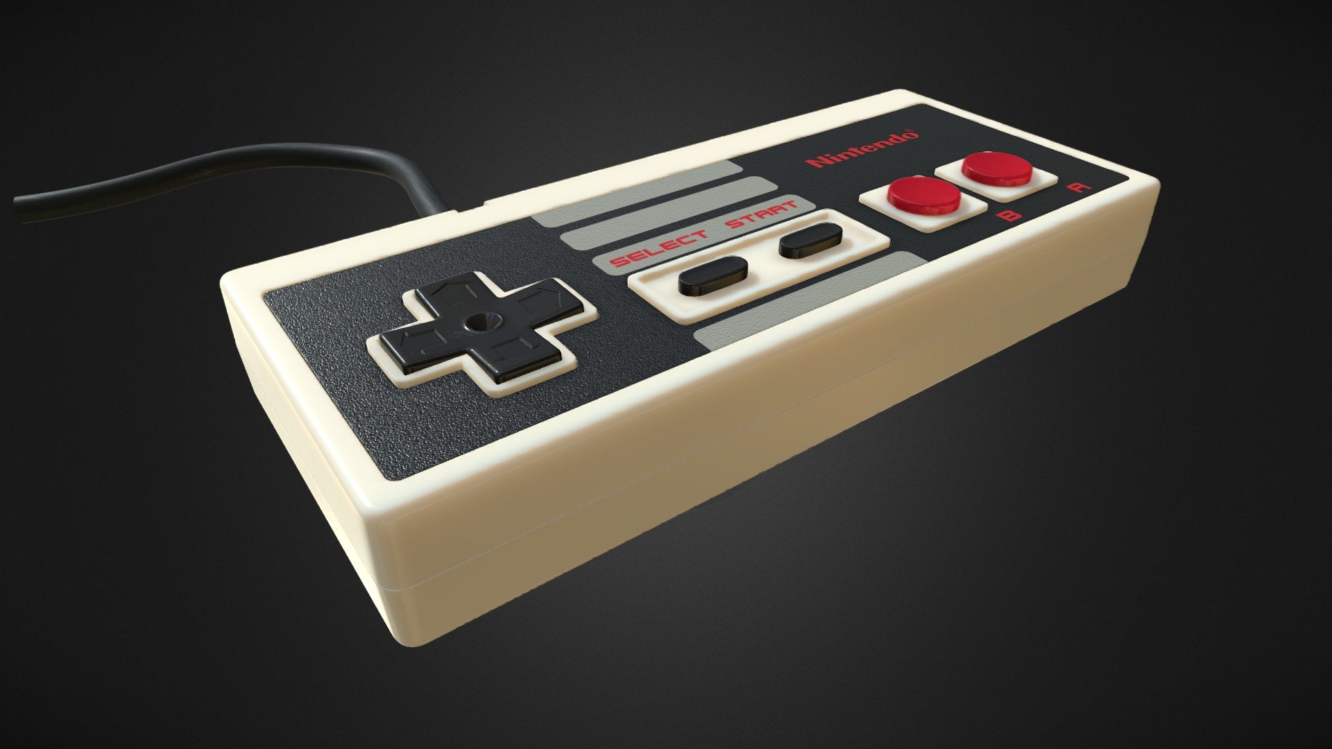 NESController Download Free 3D model by Manfred Kostka