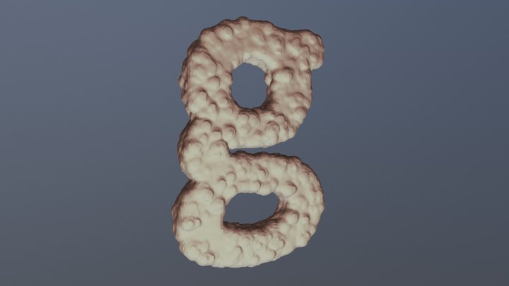 Lumpy "g" 3D Model