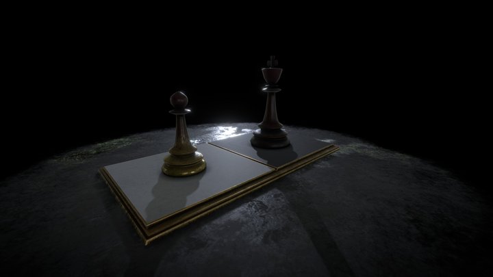 Peon vs Rey 3D Model