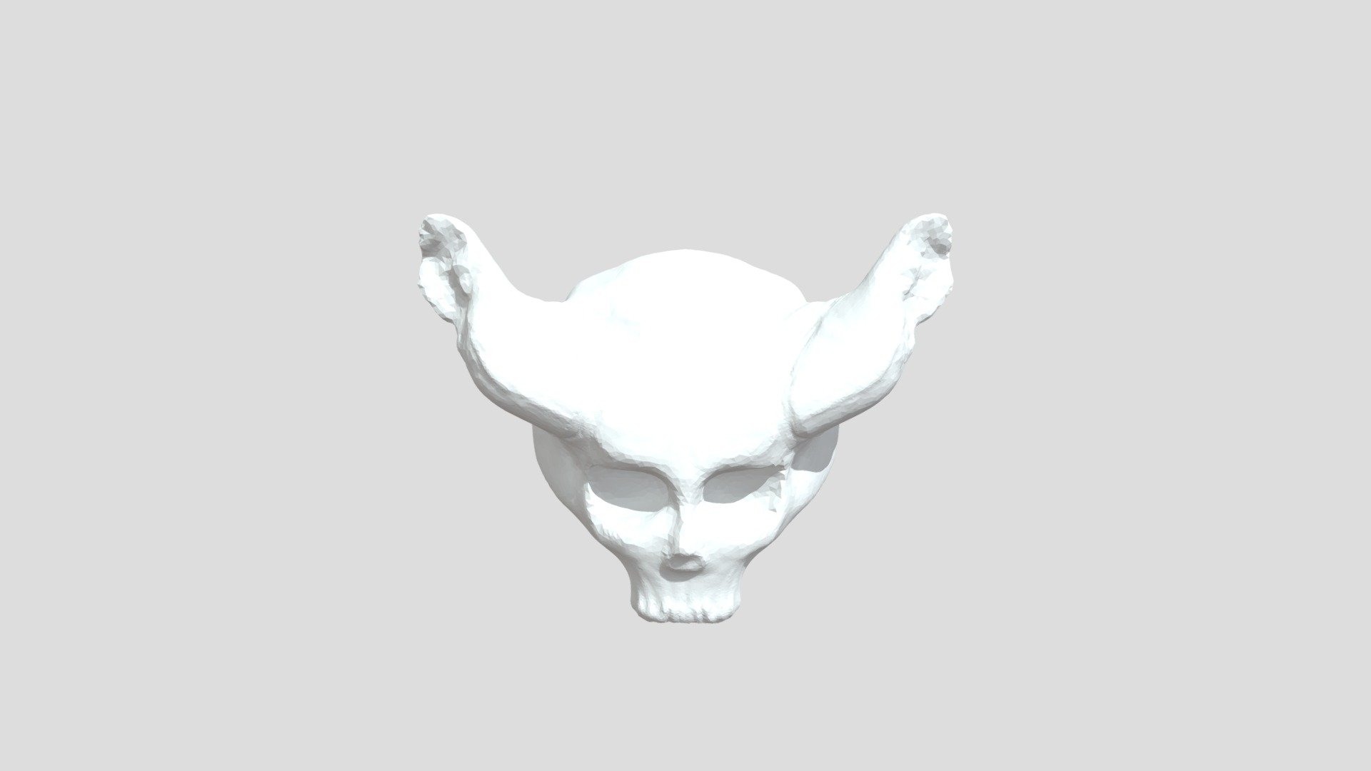 骷髅-牛角-skull