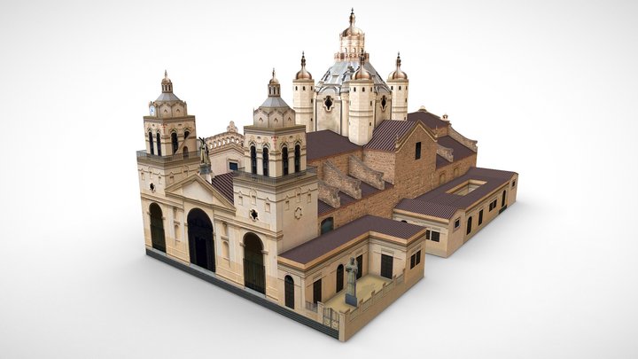 Santa Iglesia Catedral De Córdoba Argentina r01a 3D Model
