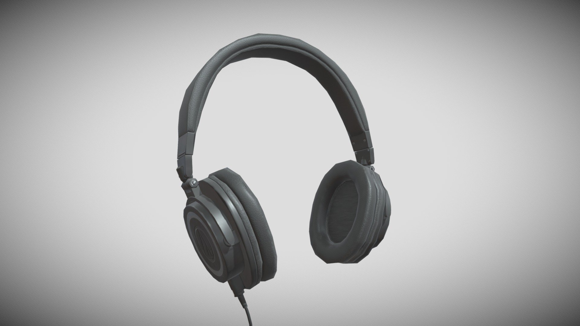 audio technica ATHM50x headphones Download Free 3D model by lucq22 [f165131] Sketchfab