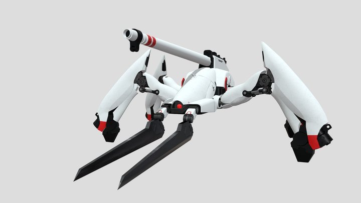 Eighty-Six XM2 Reginleif [Undertaker] 3D Model
