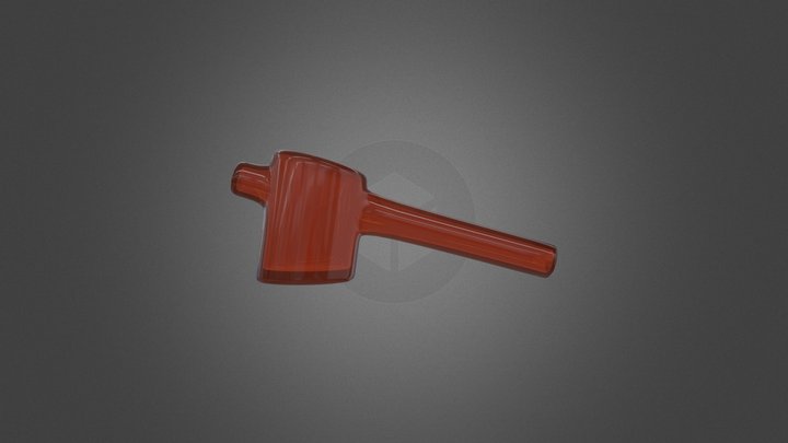 MJ Arsenal - Kickstand Hand Pipe 3D Model