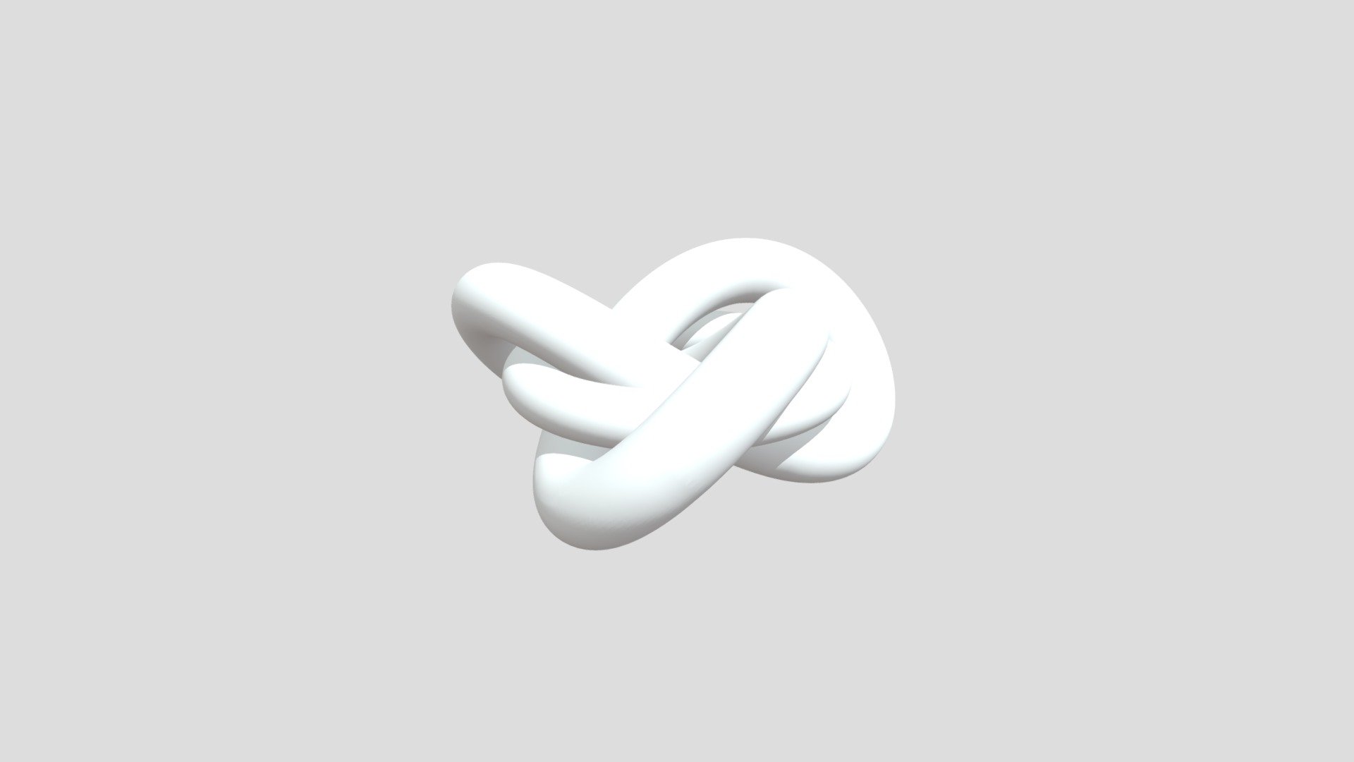 Trefoil With Circle - 3D model by jtang7 (@beautifulknots) [f168e94 ...