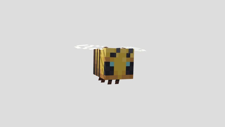 Minecraft Bee 3D Model