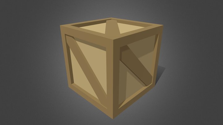 Wooden Crate – Modelo 3D gratuito STL