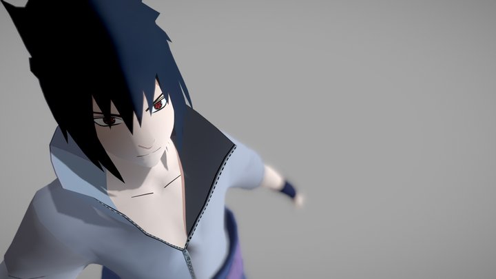 Sasuke FF Skin 3D Model
