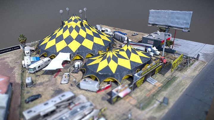 DAY 23 | FREESTYLE ROCK CIRCUS 3D Model