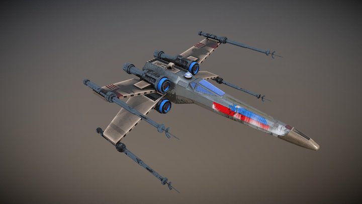 X-Wing 3D Model