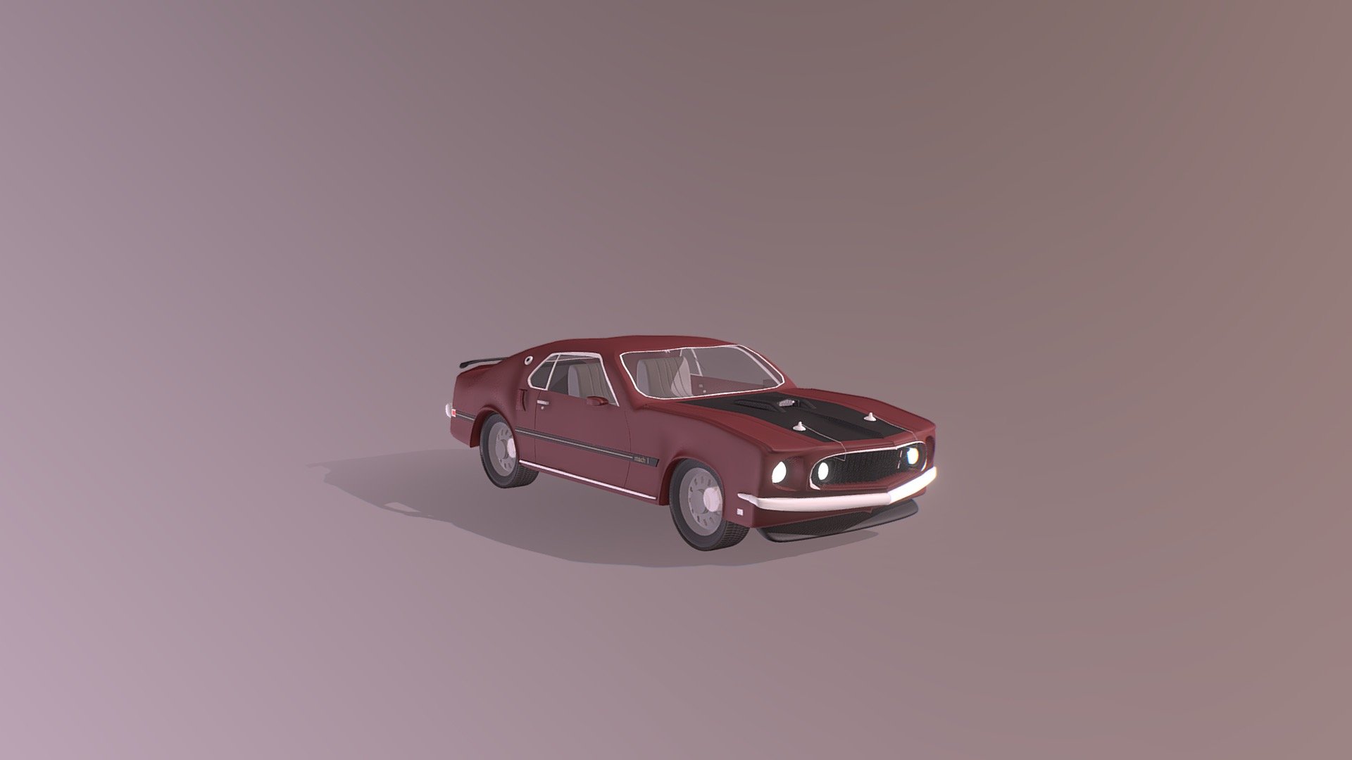 Ford Mustang Mach 1 (free model)