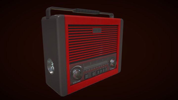 Radio game ready free – Kostenloses 3D-Modell STL