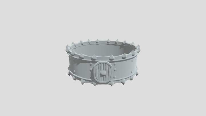 Medieval bracelet 3d printable 3D Model
