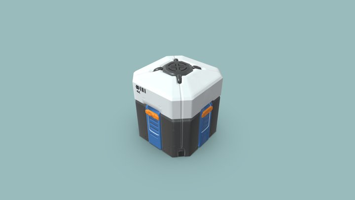 Contianer/chest - Overwatch inspired 3D Model