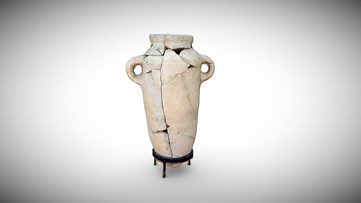 Gezer Small Torpedo Jar 3D Model