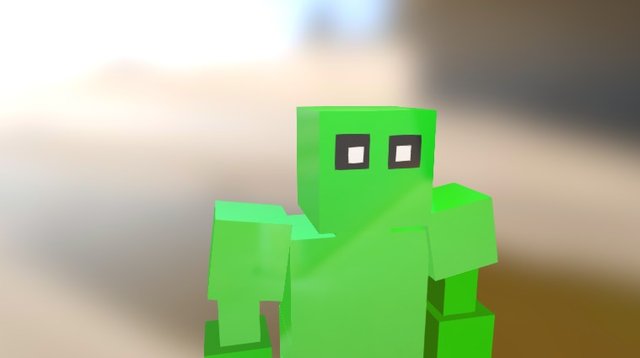 Green Guy 3D Model