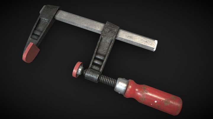 Glue Pliers 3D Model