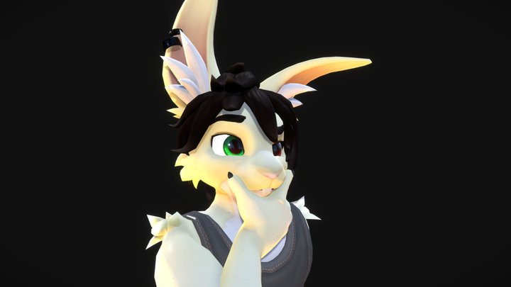 Dawn the Rabbit - VRChat Avatar 3D Model