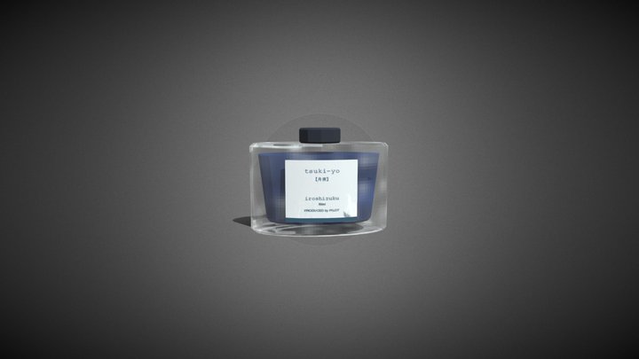 Ink Bottle 3D Model