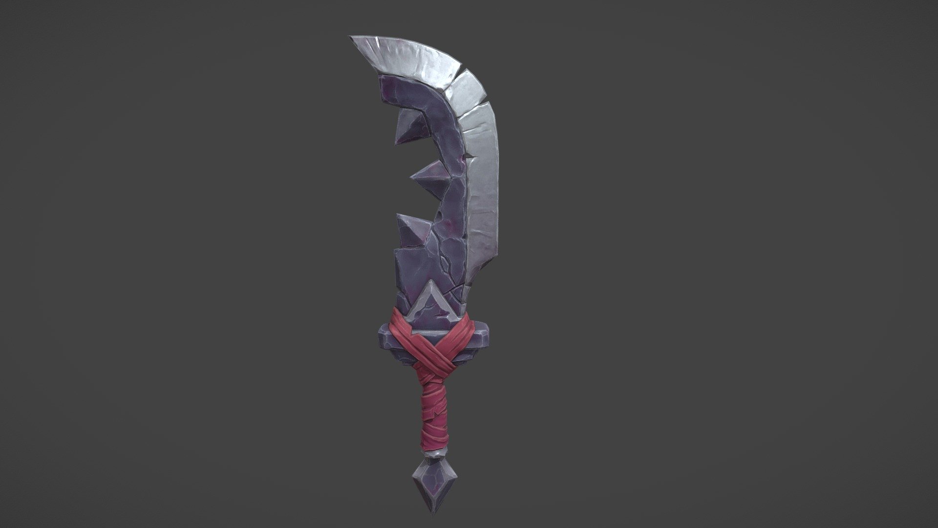 Stylized Sword - Low Poly - 3D model by elviz lopez (@elvizlopez ...