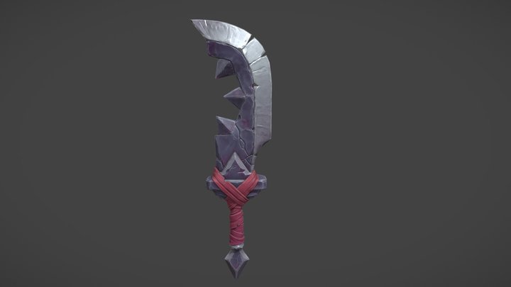 Stylized Sword - Low Poly 3D Model