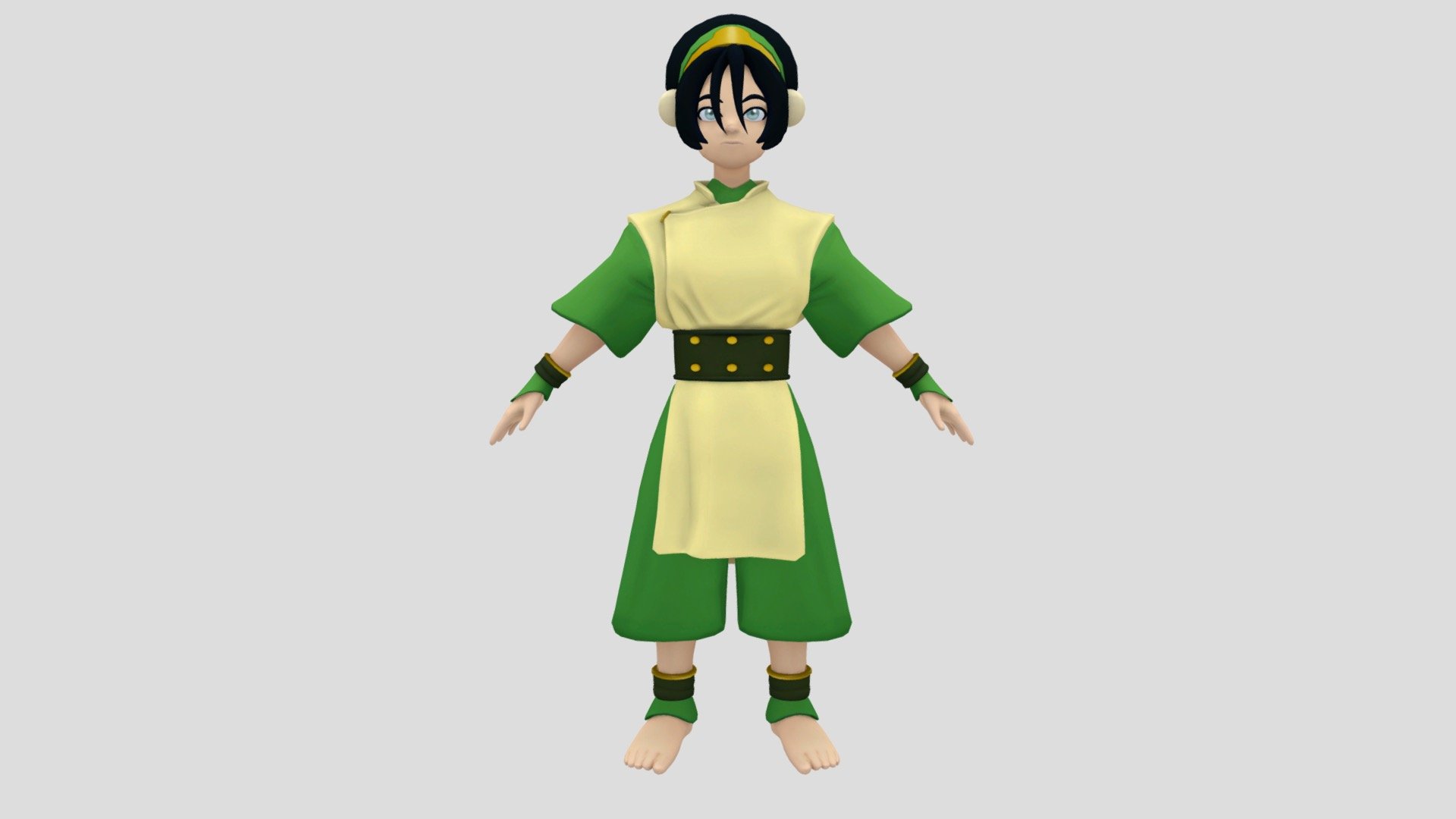 Nickelodeon All Star Brawl Toph - 3D model by SMF Friends Fan 2024 ...