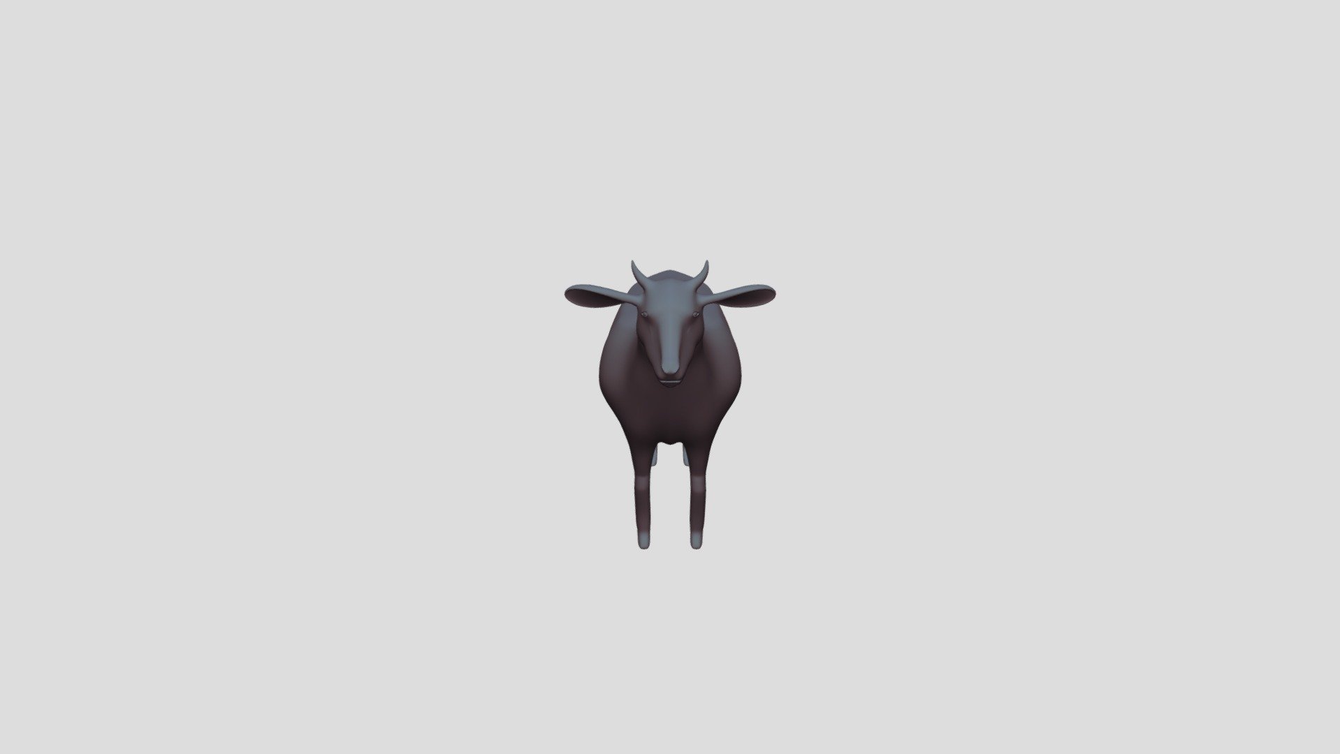 Lowpoly Cow mesh - Download Free 3D model by nenographics [f178dfd ...