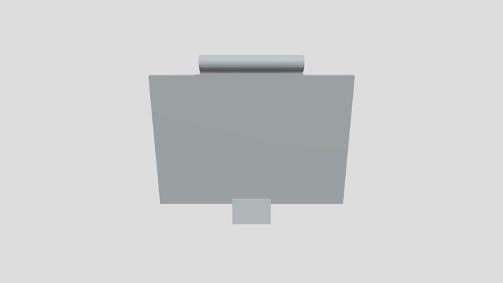 Earbud Container Lid 3D Model