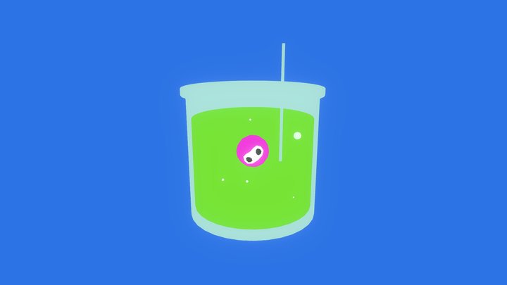 Cosita del tubo de ensayo 3D Model