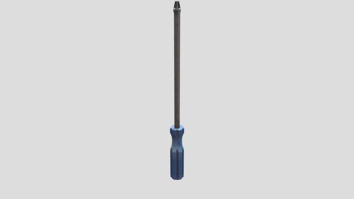 Screwdriver (Game Ready) 3D Model