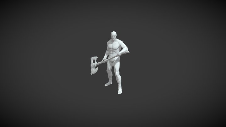 BattleAxe 3D Model