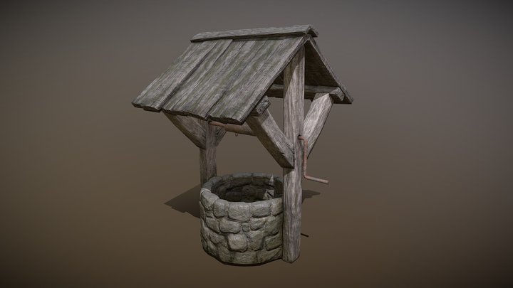 Old village well 3D Model