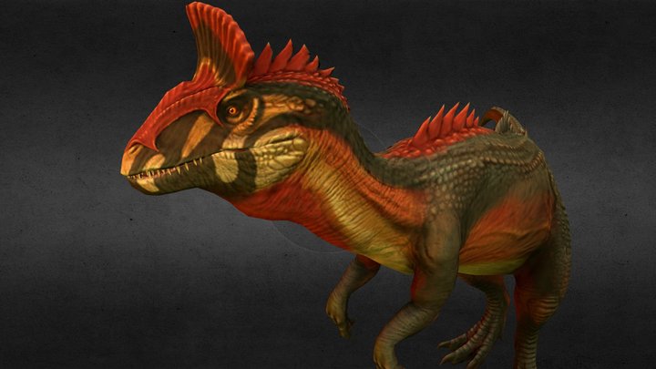 JWTG Level 40 Cryolophosaurus – Kostenloses 3D-Modell STL