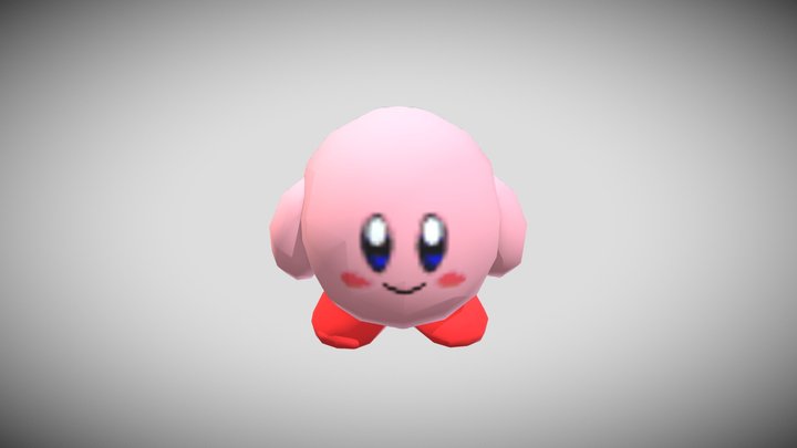 Nintendo 64 - Kirby 64 The Crystal Shards - Kirb 3D Model