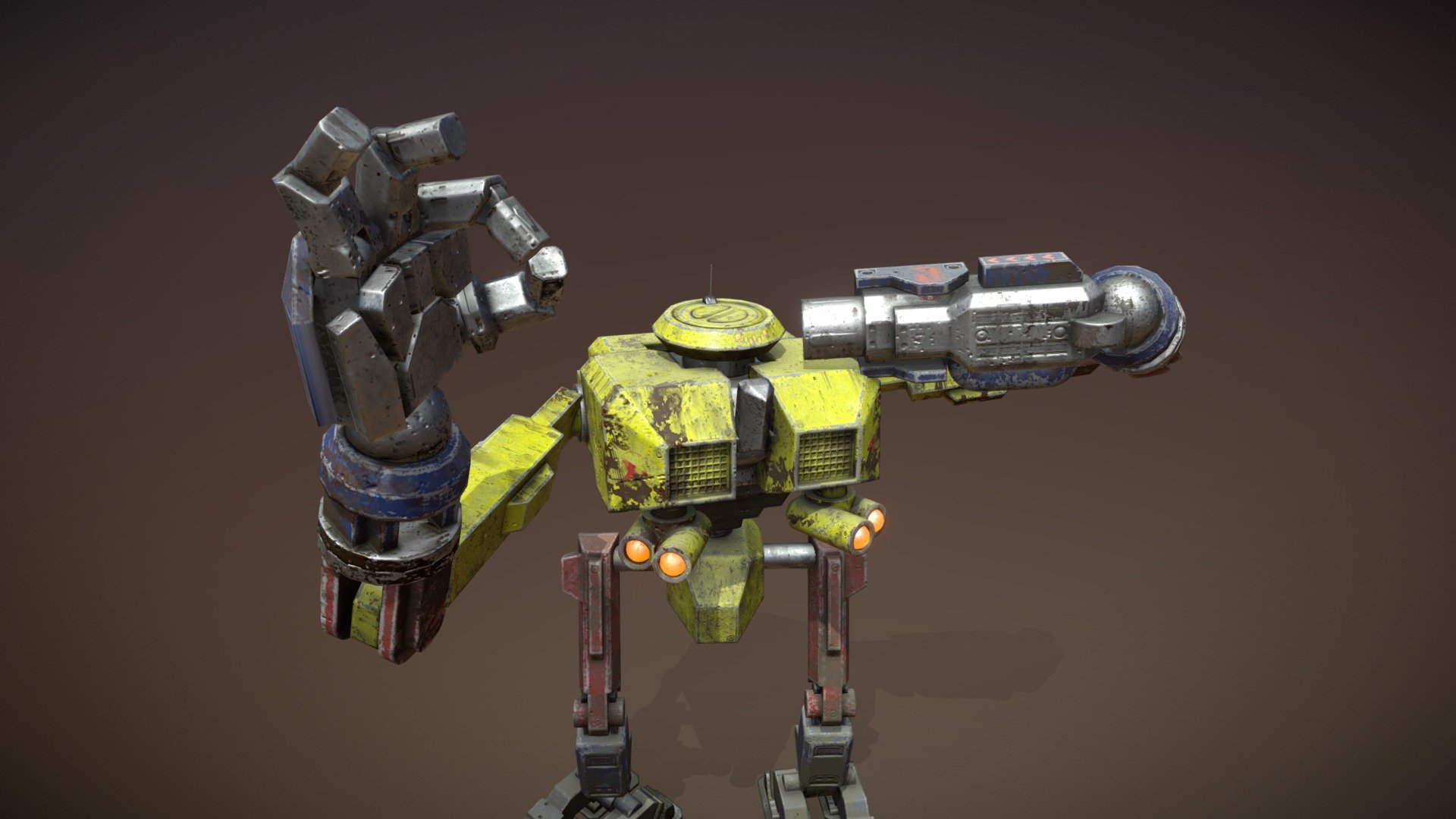 MadMax Robot - Yellow Interceptor